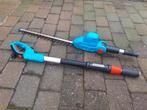 Elektrische heggenschaar met telescoop., Ophalen of Verzenden, Gebruikt, Elektrisch, Gardena / Husqvarna