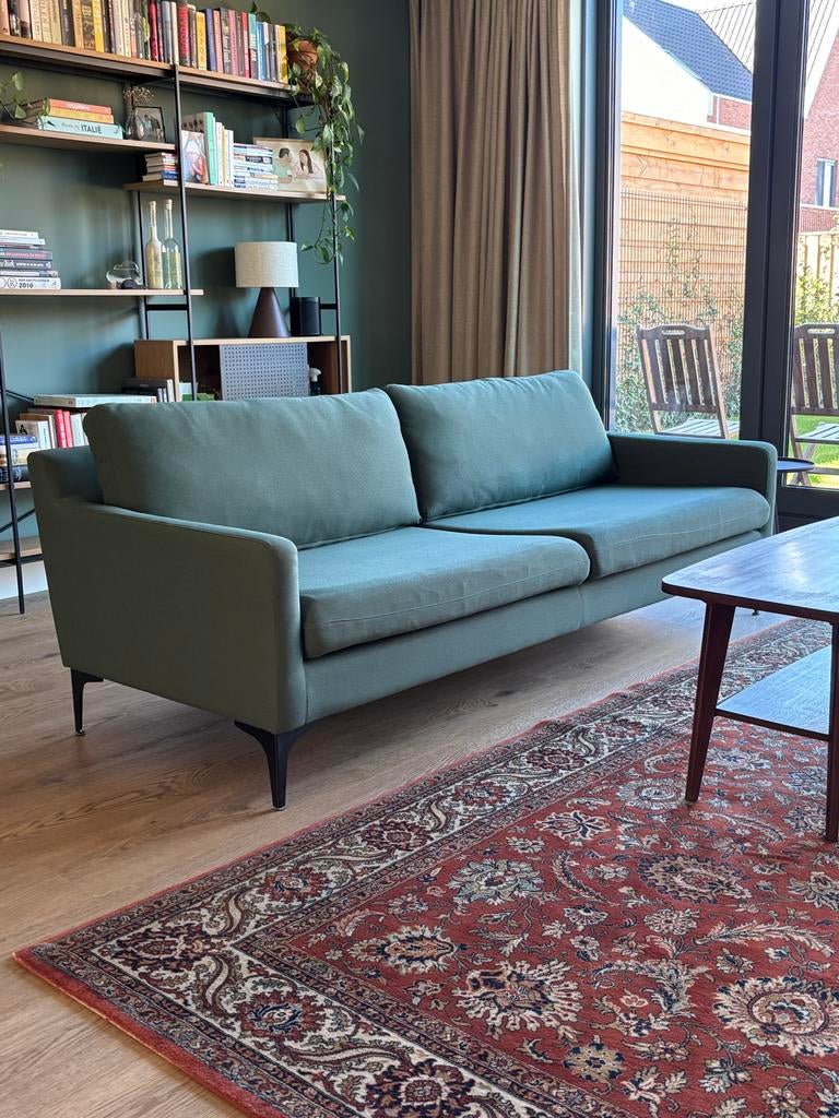 SofaCompany Astha bank - Groen, Huis en Inrichting, Banken | Sofa's en Chaises Longues, Gebruikt, Driepersoons, 200 tot 250 cm