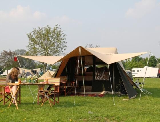 Atomatent/De Waard/4 persoons/vario/compleet/weinig gebruikt, Caravans en Kamperen, Tenten, Ophalen, Zo goed als nieuw, Tot en met 4