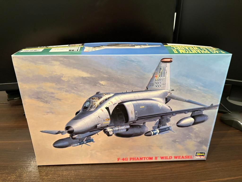 Hasegawa F-4G, Hasegawa, Ophalen of Verzenden, Zo goed als nieuw, Groter dan 1:72