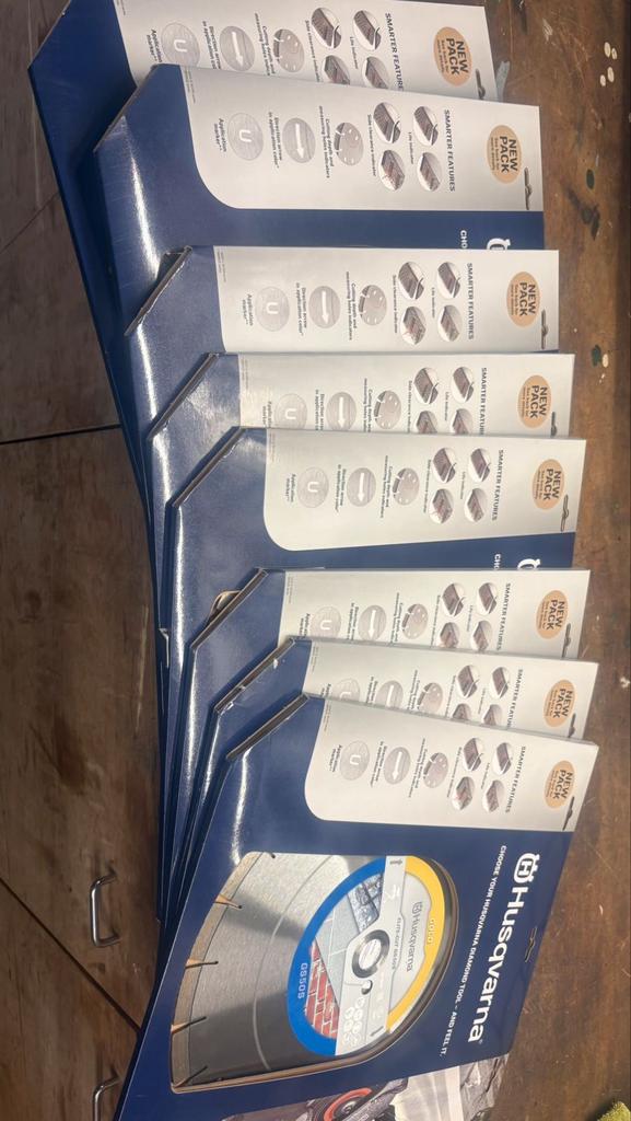 Husqvarna slijpschijven steen k770 k760, Ophalen of Verzenden, Zo goed als nieuw, 1000 watt of meer, Overige typen