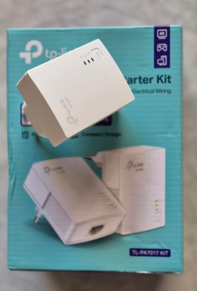 TP-Link Powerline Adapter Kit AV1000 - Nieuw in doos, Ophalen of Verzenden, Nieuw, TP-Link