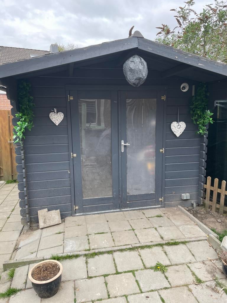 Tuinhuis / Blokhut ca. 3x3 m, Tuin en Terras, Tuinhuizen, Ophalen, 250 tot 500 cm, Blokhut, 1 raam