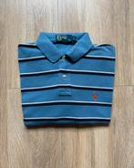Ralph Lauren polo blauw/wit gestreept maat L, Ophalen of Verzenden, Zo goed als nieuw, Maat 48/50 (M), Blauw