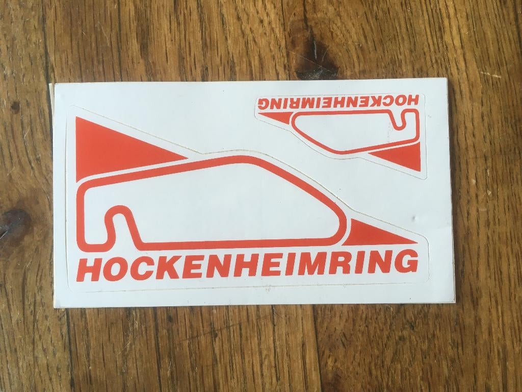 stickers van autosport circuits - Nurburgring - Hockenheim, Ophalen of Verzenden, Nieuw, Sport