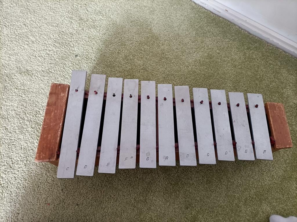 Oude Metallofoon., Muziek en Instrumenten, Percussie, Ophalen of Verzenden, Gebruikt, Trommel