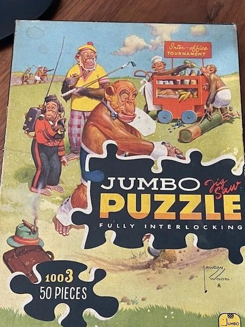 Prachtige Vintage Puzzl Lawson Wood, Ophalen, Gebruikt