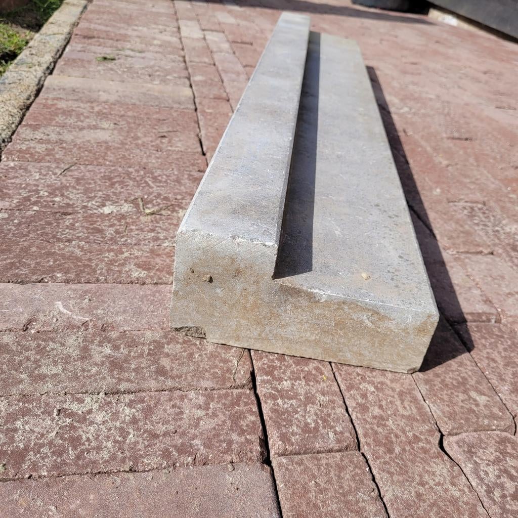 Hardstenen dorpel 91 cm lang, Ophalen