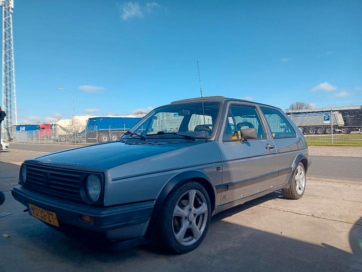 Volkswagen Golf mk2 1990 2.0 passat aba swap en onderdelen, Auto's, Volkswagen, Particulier, Golf, Lederen bekleding, Open dak