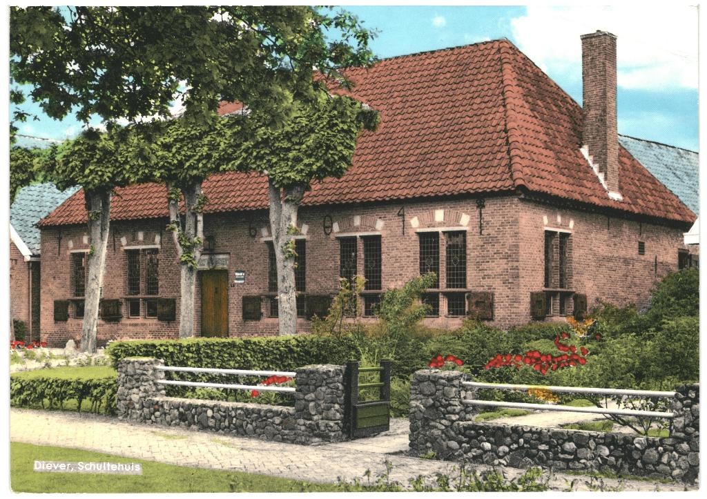 993088 Diever 1967 Drenthe Schultehuis Gelopen, Ophalen of Verzenden, 1960 tot 1980, Gelopen, Drenthe