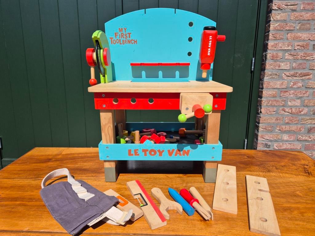 Houten werkbankje, Ophalen, Gebruikt