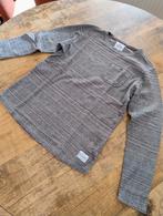 Mills Brothers longsleeve grijs met bordeauxrode strepen S, Ophalen of Verzenden, Mills Brothers, Grijs, Gedragen