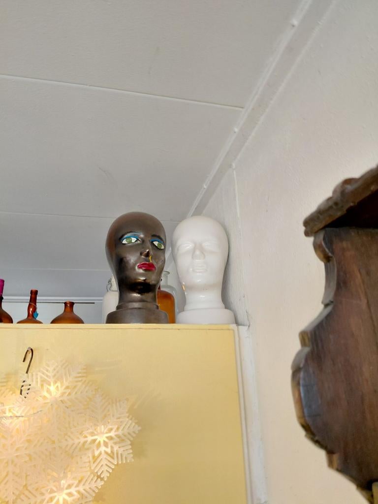 2 stenen koppen, Ophalen of Verzenden, Zo goed als nieuw