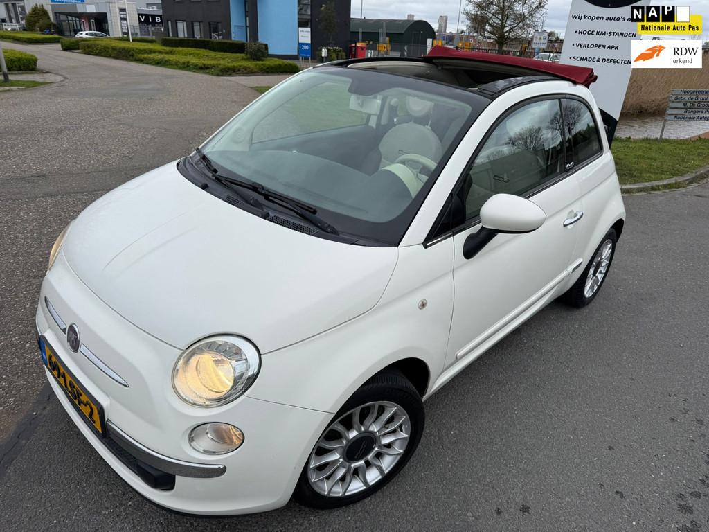 Fiat 500 C 2010 * 1.2 Lounge * AUTOMAAT * CABRIO * APK * TOP, Euro 5, Gebruikt, 1242 cc, Cabriolet