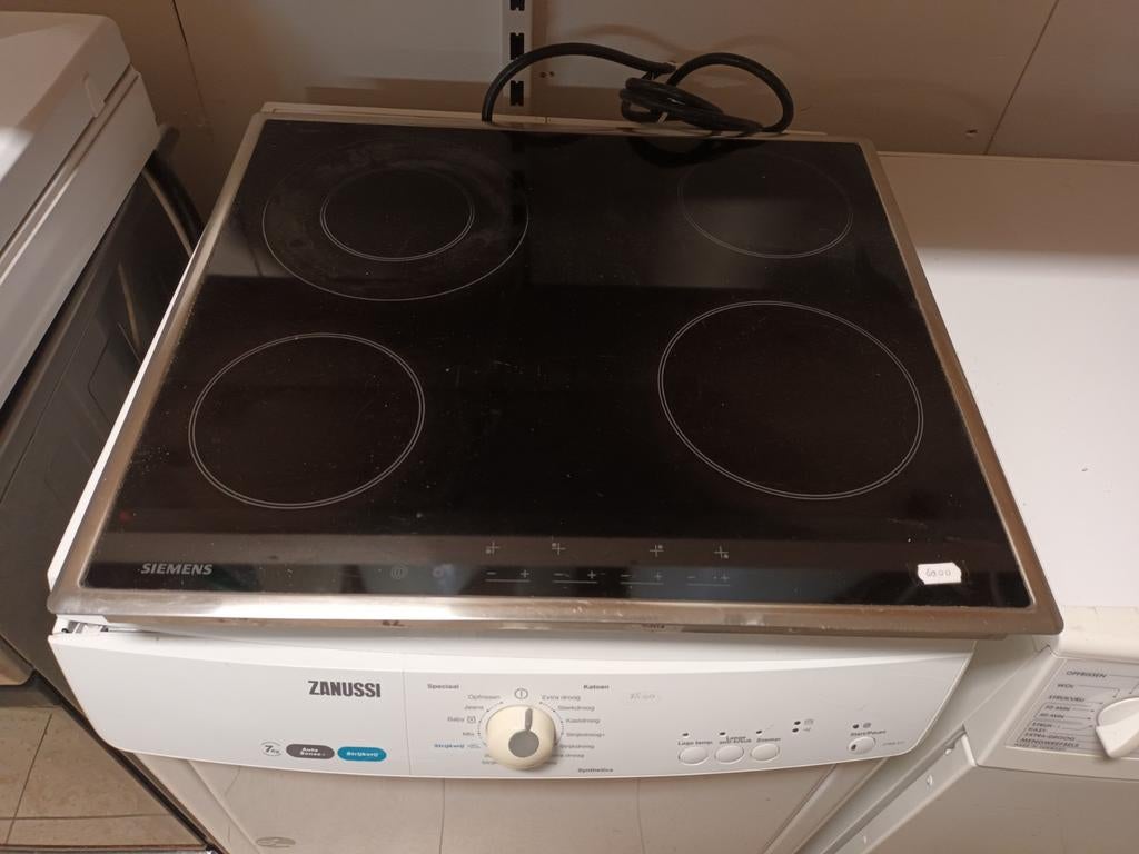 Mooie Inductie Kookplaat. (Siemens), Ophalen, Gebruikt, Minder dan 85 cm, 4 kookzones