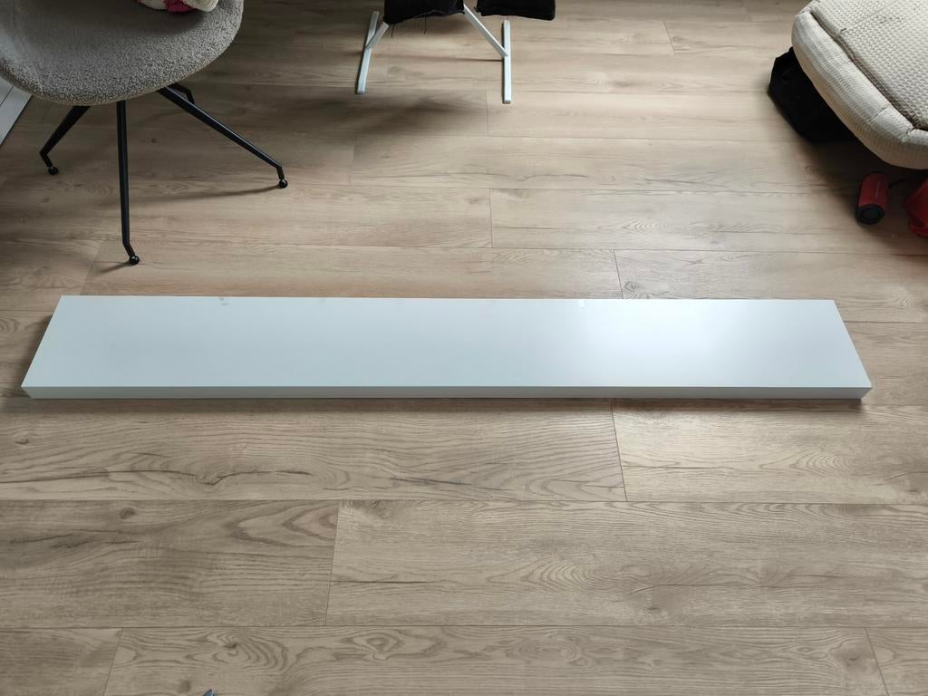 Ikea wandplank wit, Huis en Inrichting, Woonaccessoires | Wandplanken en Boekenplanken, Ophalen, Gebruikt