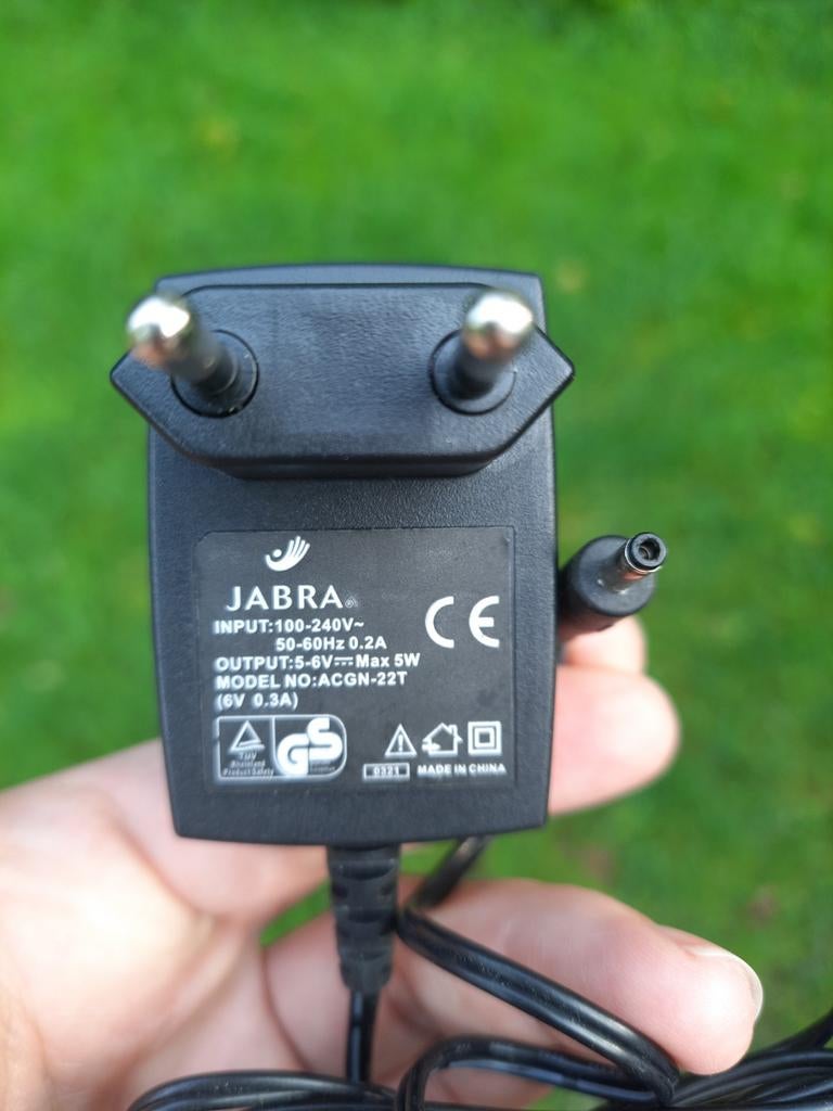 Jabra Oplader ACGN-22T (5-6V Max 5W), Ophalen of Verzenden, Zo goed als nieuw