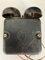 bakeliet ptt externe telefoonbel, Telecommunicatie, Ophalen, Gebruikt, Bakeliet