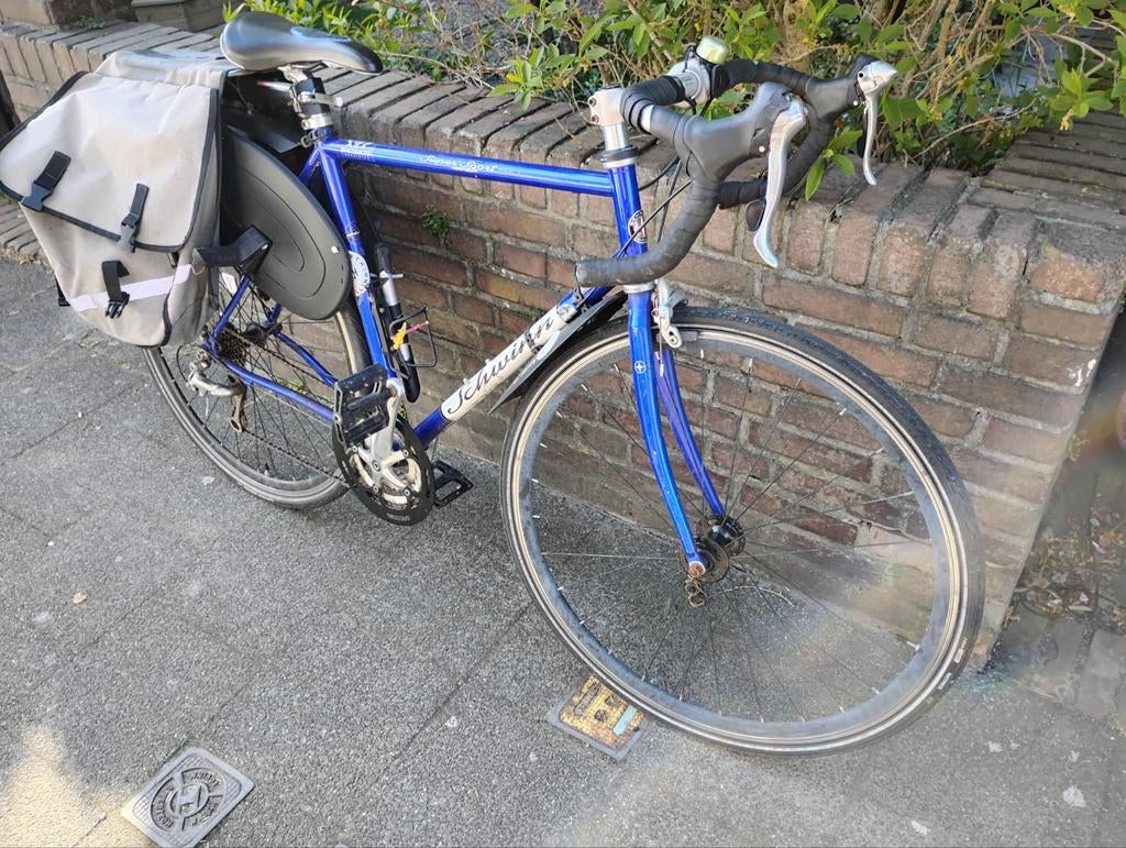 Schwinn 'Delft Blue' Reynolds 853 steel 700cc bike., Fietsen en Brommers, Overige merken, Gebruikt, 10 tot 15 versnellingen, Ophalen of Verzenden