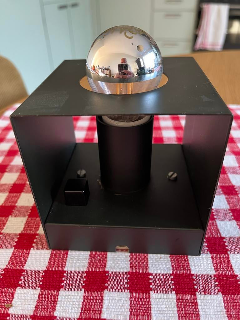 Vintage Philips Kubuslamp NWS65 - Jaren '70 Space Age Design, Ophalen of Verzenden