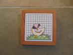 wandtegeltje met kip, Huis en Inrichting, Ophalen of Verzenden, Zo goed als nieuw