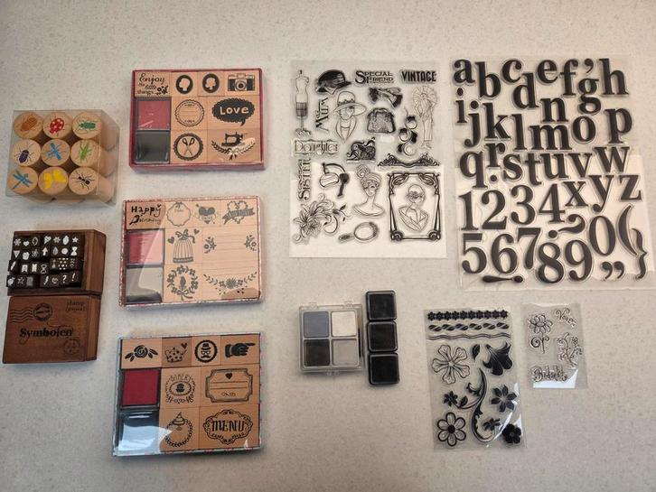 Houten stempels en clear stempels, Hobby en Vrije tijd, Stempelen, Houten stempel, Ophalen of Verzenden