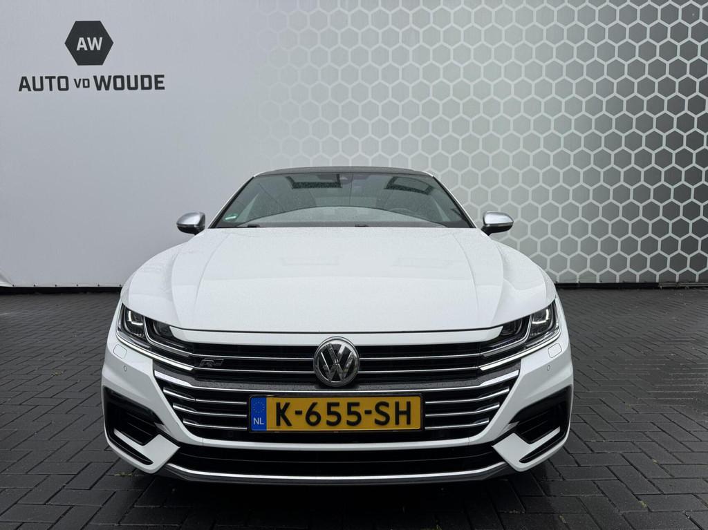 VW Arteon 2.0 TSI Business R-line Exclusive Trekhaak PANO, Auto's, Volkswagen, Arteon, 1984 cc, Wit, Bedrijf