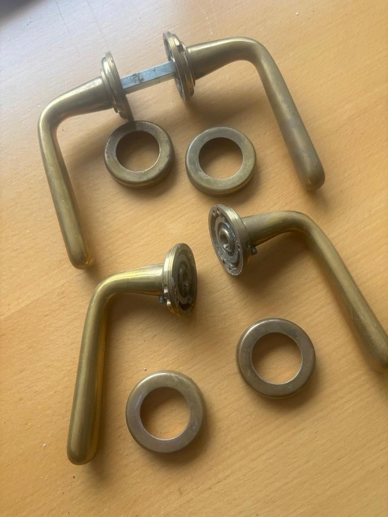 Koperen deurbeslag, Ophalen, Gebruikt, Koper of Messing, Klink of Kruk