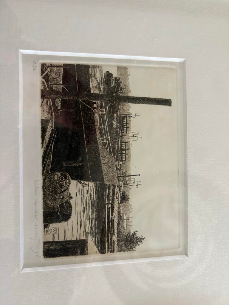 2 Pentekeningen Willem van der Mey 1996 Capelle ad IJssel, Antiek en Kunst, Ophalen