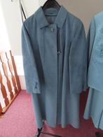 Alcantara dames lange jas, Ophalen of Verzenden, Zo goed als nieuw, Maat 42/44 (L), Blauw