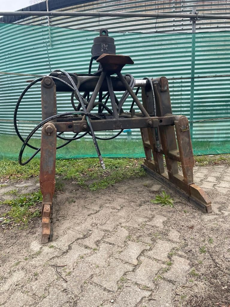 Hydraulische stenenklem/steenklem halfpaks met rotator, Ophalen, Gebruikt