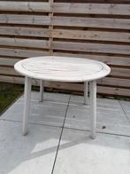 Ronde tuintafel 110 cm, Ophalen, Gebruikt, Rond, Hout