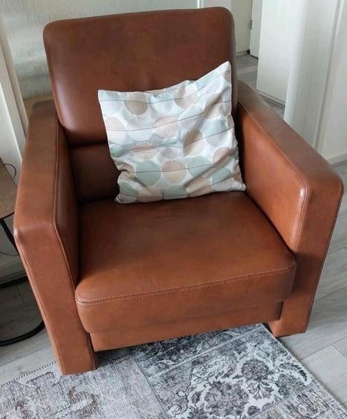 Fauteuil van Haveco, Ophalen of Verzenden, Zo goed als nieuw, 50 tot 75 cm, Leer