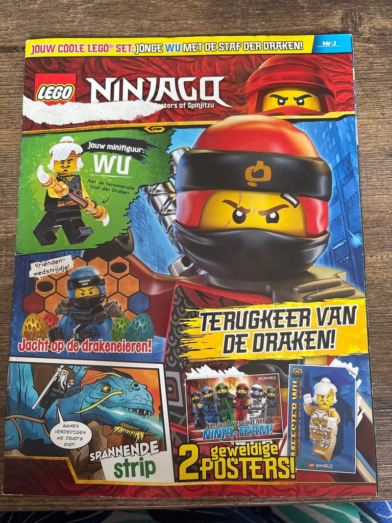 LEGO Ninjago tijdschrift nr. 1, Ophalen of Verzenden, Gelezen, Overige typen