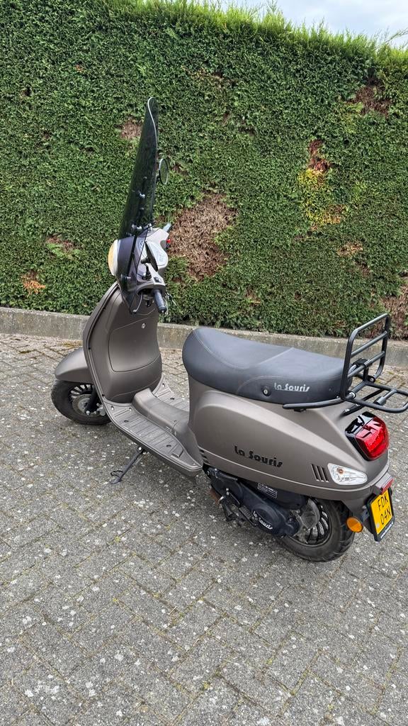 La Souris Sourini Titanium Bromfiets 45km/u - Bouwjaar 2020, Ophalen, Gebruikt, Maximaal 45 km/u, Benzine