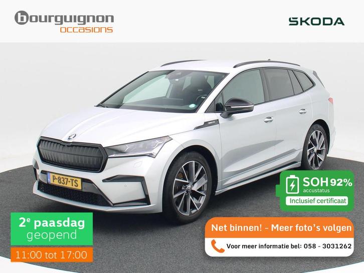 Skoda Enyaq iV 60 180 Pk Sportline | Stoel/Stuur Verwarming, Auto's, Skoda, Bedrijf, Te koop, Enyaq, ABS, Achteruitrijcamera, Adaptive Cruise Control