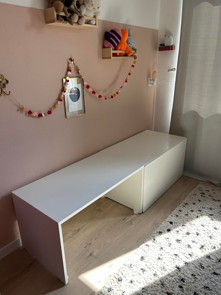 Witte Smastad speelgoedkist met bank, Ophalen, Gebruikt, Overige typen