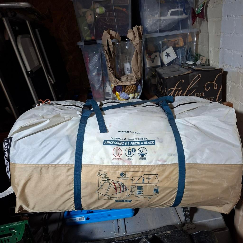 Quechua Air Seconds 6.3 Fresh & Black Tent, Caravans en Kamperen, Tenten, Ophalen