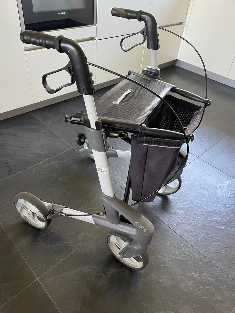 TOPRO Rollator grijs Medium, Ophalen of Verzenden, Opvouwbaar, Gebruikt