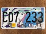 Nummerbord  ( kentekenplaat ) Nunavut, Ophalen of Verzenden, Gebruikt, Universele onderdelen