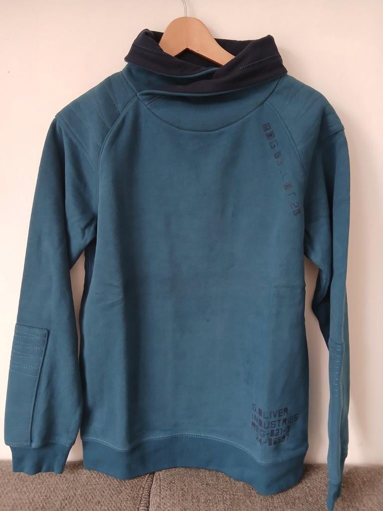 Blauwe trui van s.Oliver maat 176 XL, Kinderen en Baby's, Kinderkleding | Maat 176, Trui of Vest, Ophalen of Verzenden, Zo goed als nieuw