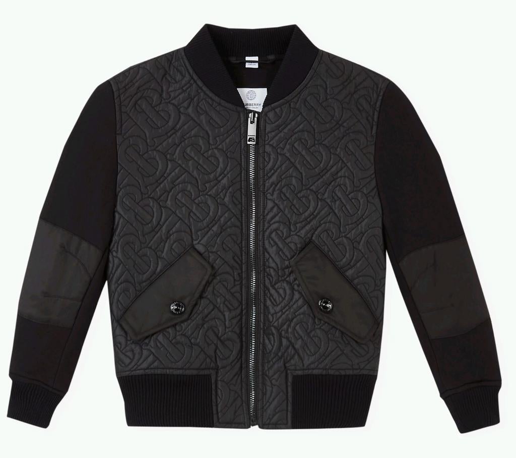 Burberry jas - tussenjas maat 116 - zwart (als nieuw), Kinderen en Baby's, Ophalen of Verzenden, Zo goed als nieuw