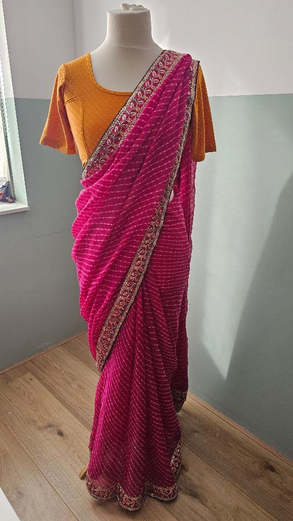 saree/sari, Maat 38/40 (M), Overige typen, Nieuw, Ophalen of Verzenden