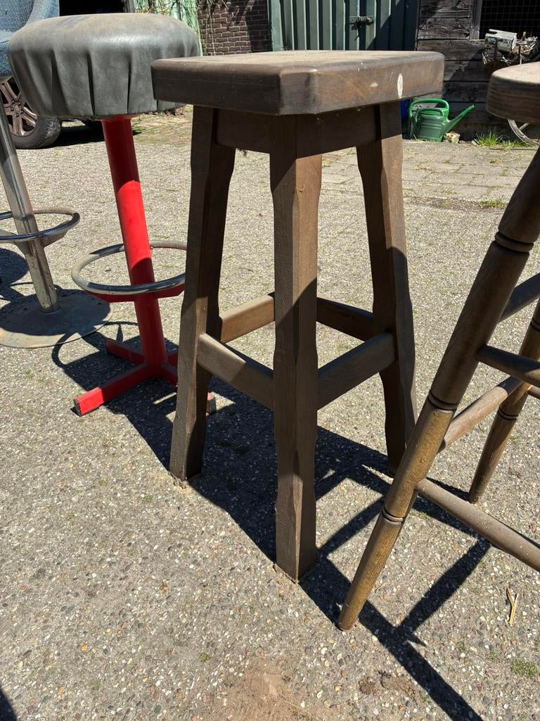 5 barkrukken, Huis en Inrichting, Barkrukken, Ophalen, Zo goed als nieuw, 60 tot 90 cm