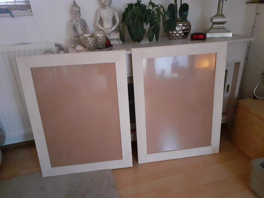 2 Grote Houten Lijsten - XENOS, Huis en Inrichting, Woonaccessoires | Lijsten, Zo goed als nieuw, 75 cm of meer, 50 tot 75 cm