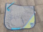 Grijs/blauw/mint dekje QHP Ibiza full dressuur, Dieren en Toebehoren, Ophalen of Verzenden, Zo goed als nieuw, Dekje