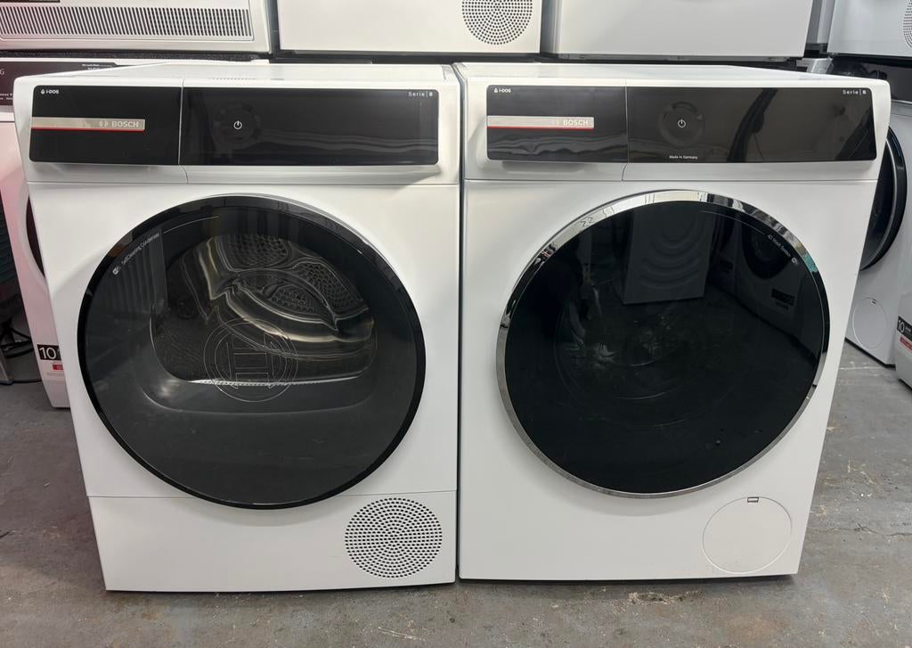 Bosch Serie 8 wasmachine en droger 9KG i-Dos & WiFi, 8 tot 10 kg, Ophalen of Verzenden, Zo goed als nieuw, Minder dan 85 cm