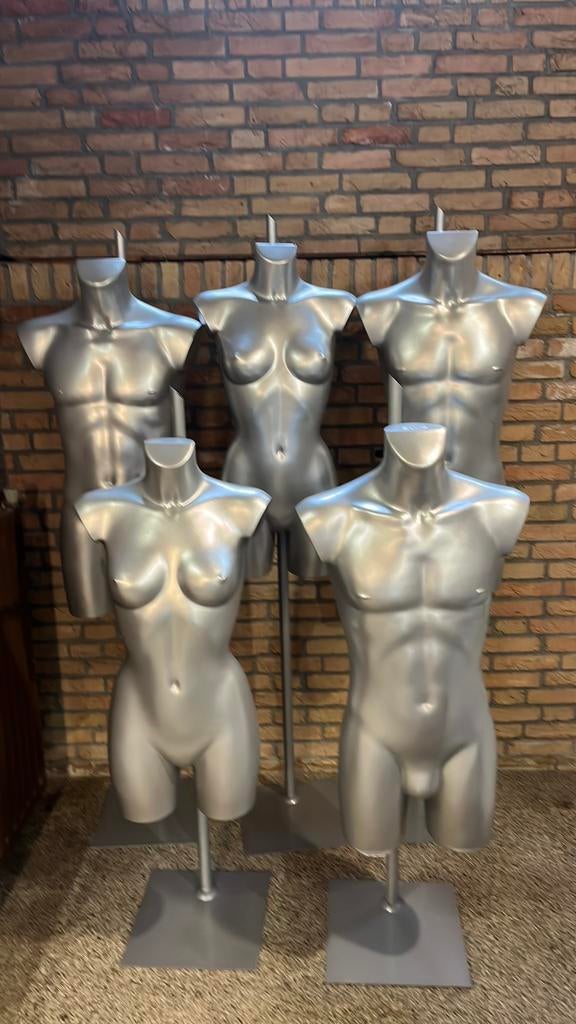 3 etalage poppen/ bustes, Kleding | Dames, Ophalen, Zo goed als nieuw