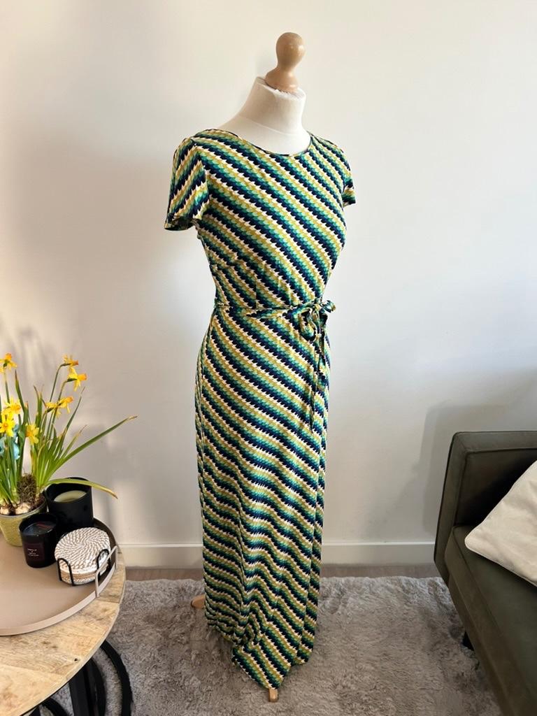 King Louie maat L gave retro maxi jurk 3210, Maat 42/44 (L), Ophalen of Verzenden, Zo goed als nieuw, King Louie