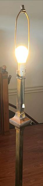 Vintage Messing Vloerlamp - Leo Koek Den Bosch (162 cm), Ophalen, Gebruikt, Klassiek, Metaal